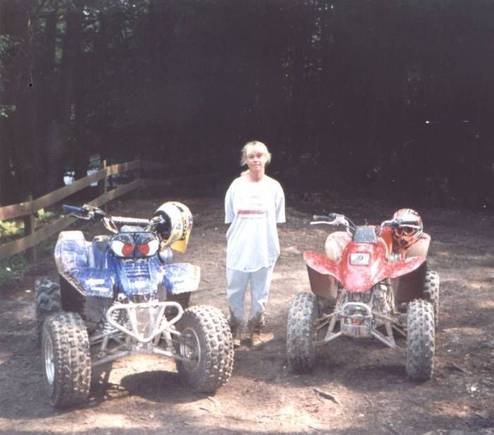 Pic of my wife and our quads at A.N.F. in Pa.