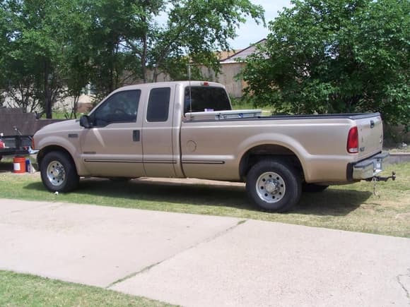 My 99 PowerStroke. 7.3L would not trade for it. it's the only way to pull anything. i call it the Blessed Express. The Good Lord blessed us with this truck with very little mileage and about $15,000 less than what it was worth. what a blessing. what a truck. i brag on God. He's got the credit! we just enjoy His blessings.