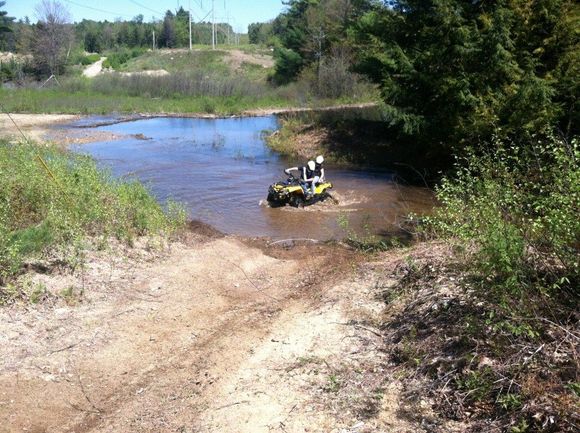 back into the mud hole to get missy wet