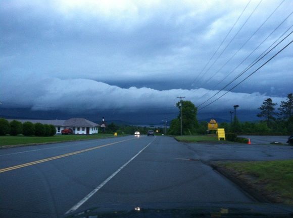 my first day there- severe thunder storms- I made it back just minutes before the 1/4&quot; hail came slamming down!!!