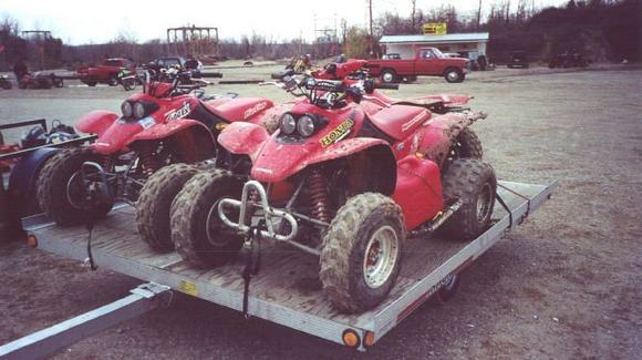 All loaded up and ready to go home from the Badlands in fall 2000                                                                                                                                       