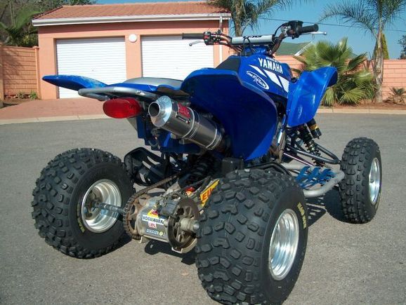 I am running the full Yoshimura comp exhaust system on my bike. I love the sound of this thumper as well as the performance. It rocks....