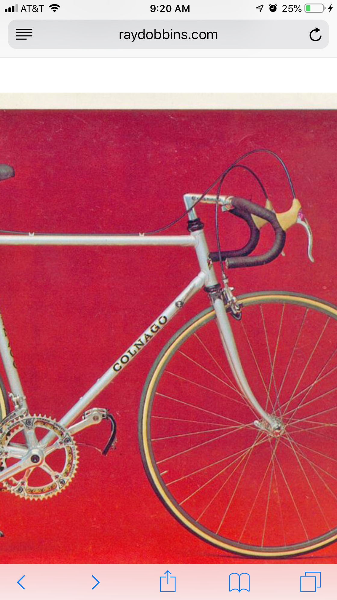 vintage colnago road bike