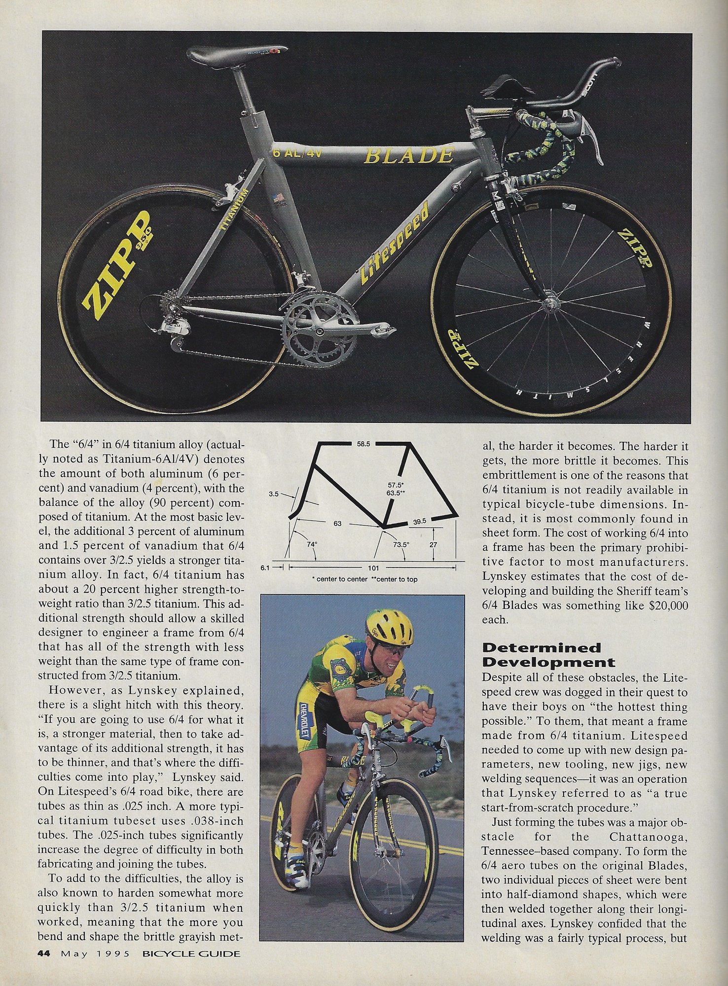 Road Test/Bike Review (1995) Litespeed Blade - Bike Forums