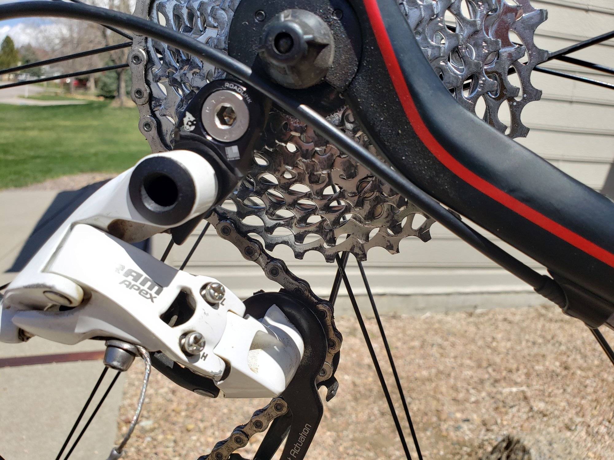Sram Apex rear derailleur rubbing Bike Forums