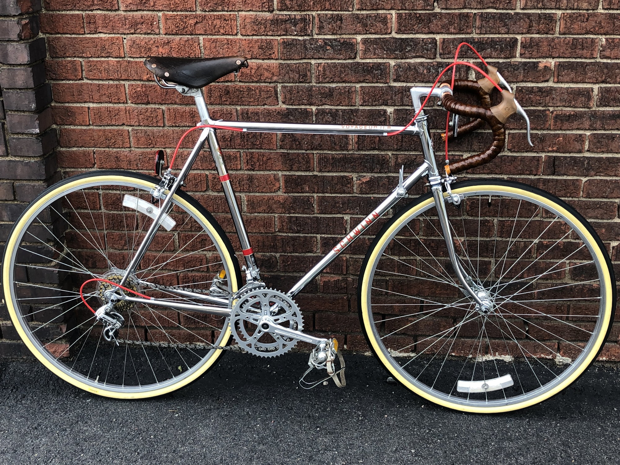 chrome frame bike