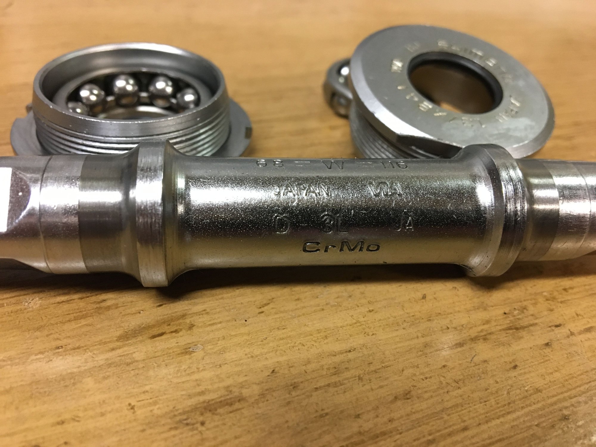 Square taper spindle steel differences?. Bike Forums