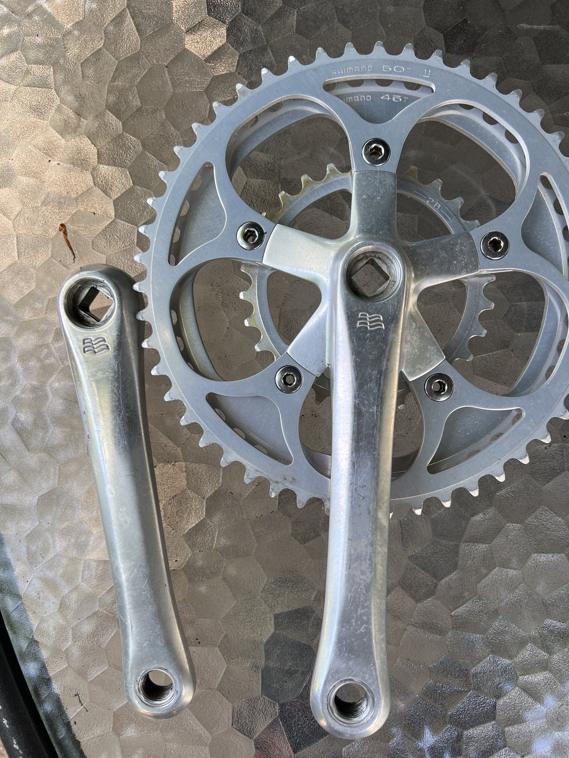 Drilling a crank spider for 3rd ring - Bike Forums