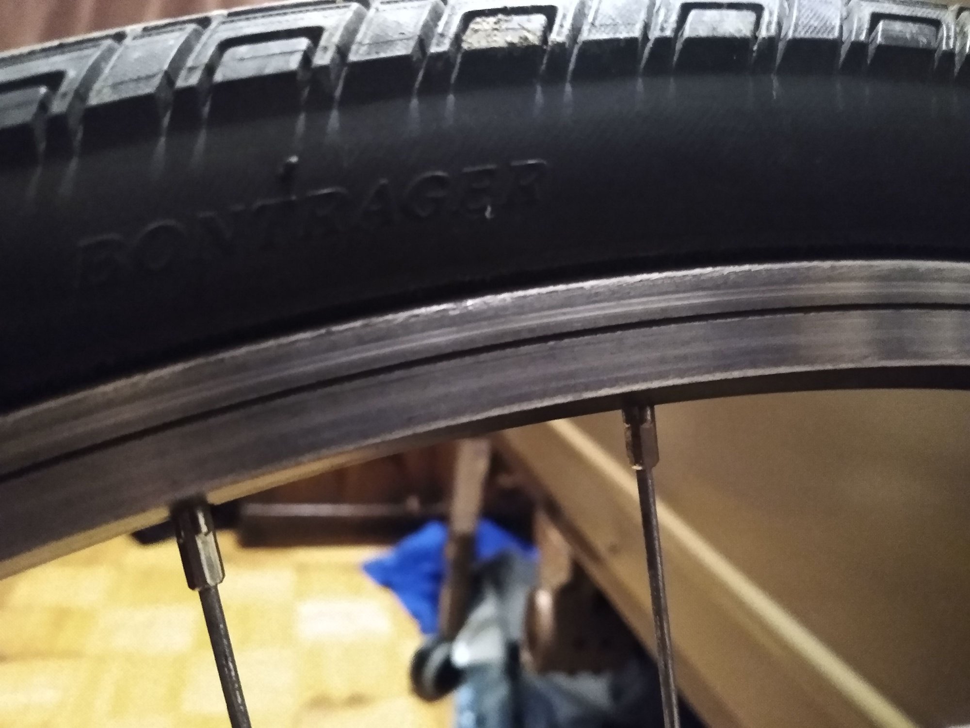 Rim brake area has scratch mark Bike Forums