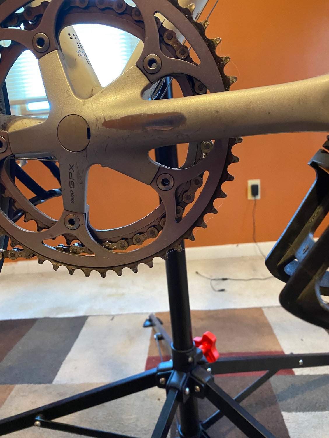 Refinishing a crank arm Bike Forums