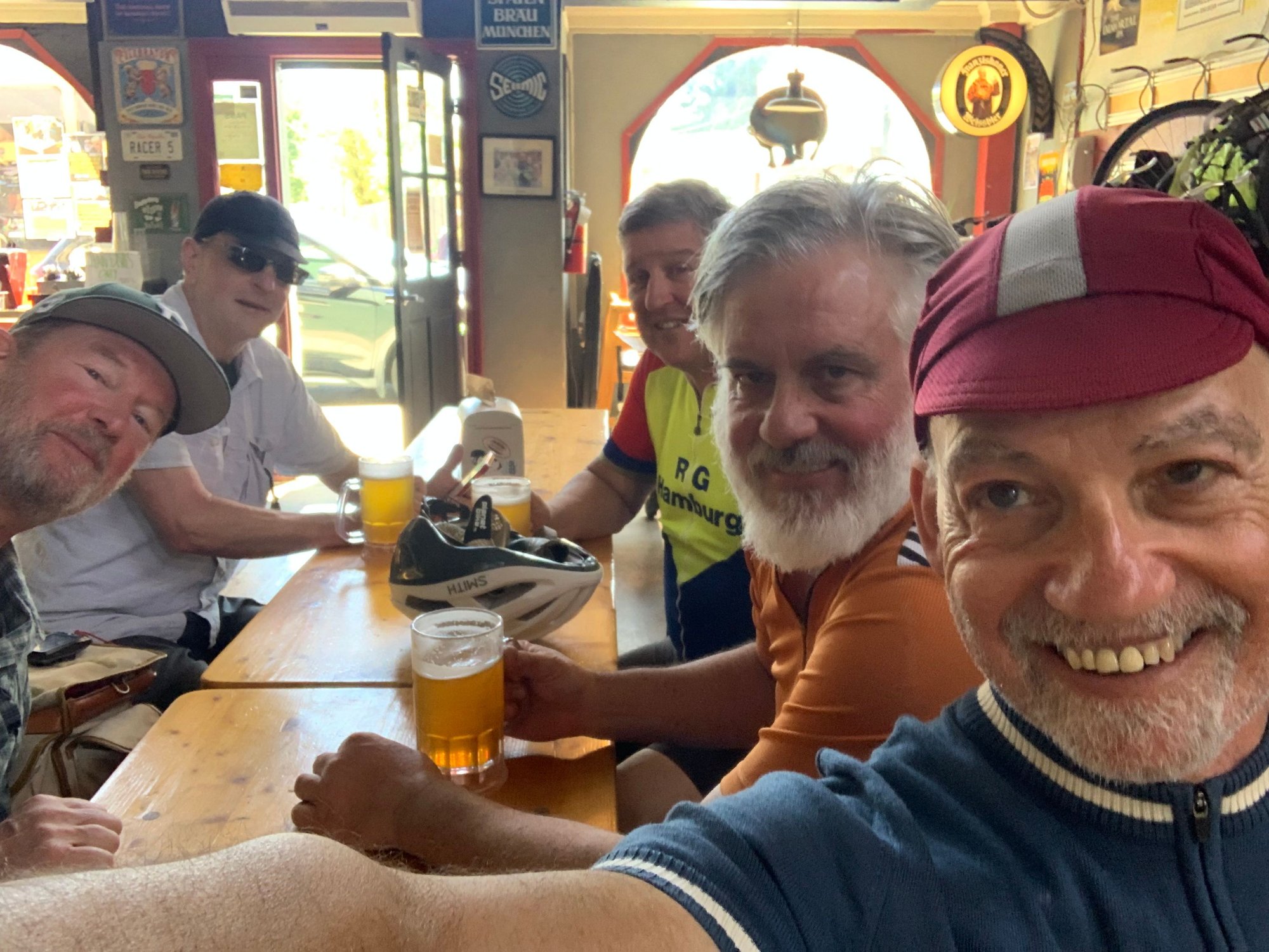Lunch at Gestault Haus in Fairfax.