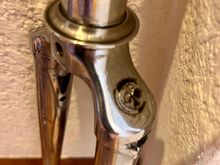 Fully chromed fork