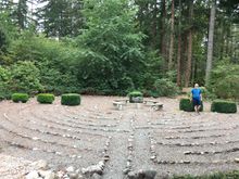 The International Peace Garden, became The Community Labyrinth.  With a whole program of ‘follow the path’. A marketing person had an idea….