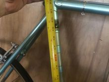 About a 22 1/2” frame.