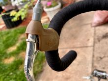 Found some NOS levers with very fresh hoods, hard to find....