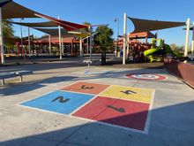Playground recovers from last weekend's fun and awaits next weekend's kids