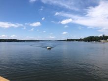 Water was clear and calm for High Rock.