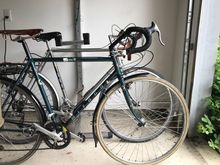 Aligned by head tube