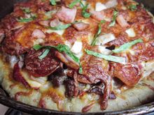 Whole wheat pizza