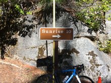 10mi, about 2000 ft elevation gain. I think. Couple of months ago, lucked in to a good weather 3 day riding session in the mountains.  Leisurely. My heaven.