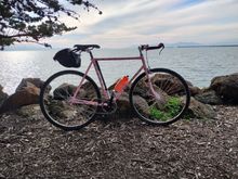 The Bob.  Built around a Sturmey Archer S2C, this was a blast to paint and build.  It's a blast to ride too.