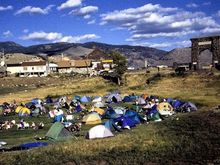 ACA Cycle Montana 1995, Gardiner MT