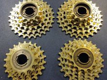 Front Row 5 Speeds: Left, 14-22. Right, 13-24
Back Row 6 Speeds: Both 13-28