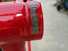 detail of the serial number