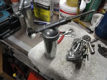 Dualco grease gun for easy lube in side the body.