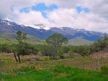 Good amount of snow up high. 