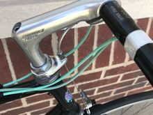 A V-brake cable noodle to eliminate that sharp bend in the housing!