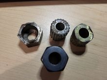 The scuffing is where the Bicycle Research one is gripped, not where it connects to the freewheel