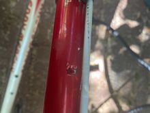 Flaw:cable guide is broken