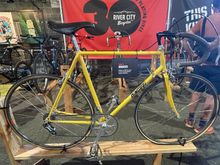DiNucci was at the show yesterday inspecting his work 