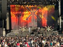 Kerry King of Slayer opened in the brutal sun and heat