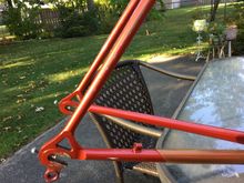 Set stay to dropout brazing style