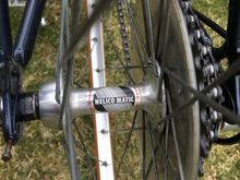 The famous rear hub
