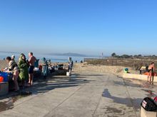 A quick photo stop in Tiburon looking toward the Golden Gate Bridge.