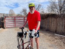 Astride my bicycle, I am a Colossus.
