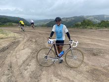 45% of the course was on well groomed gravel. Perfectly doable on our C&V road bikes. (Although the youngsters on the gravel bikes thought we were nuts!)