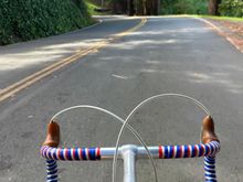 Behind the bars shot a few minutes before running into bikingshearer on Wildcat Road.