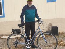 Re-started riding on my Jamis Citizen 1 step-through bike.