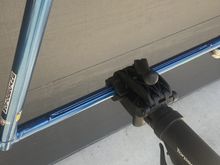 what is going on with that groove under the top tube ? 