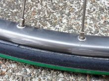 This tubular rim was definitely at end of life.