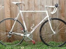 1990 Raleigh USA 753 Team Technium
Reynolds 753 tubing and DuraAce components.