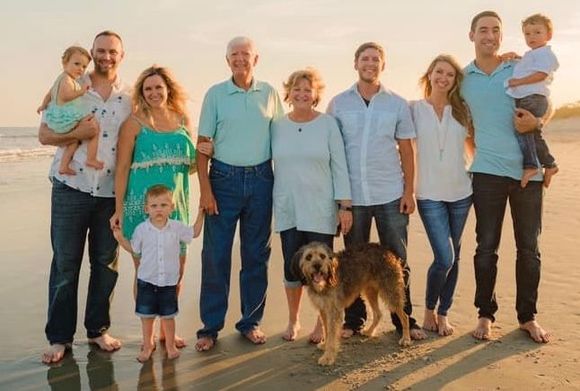 My crew at the beach earlier this month.