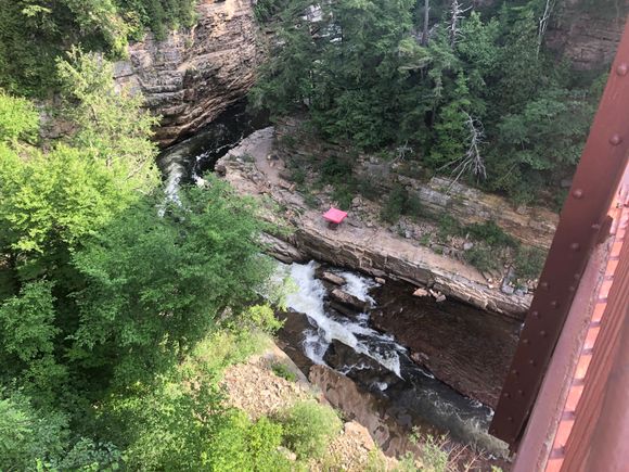 The downstream view of the Chasm.