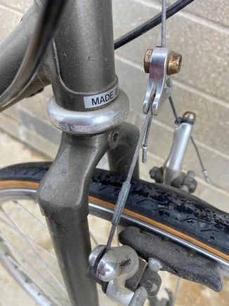 Can you believe this? a 1997 production bike with a beautiful crown like this?