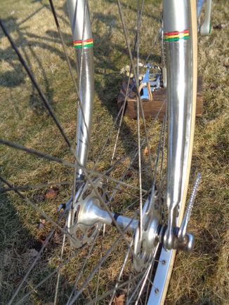Late 70s Record hubs and Super Champion rims.