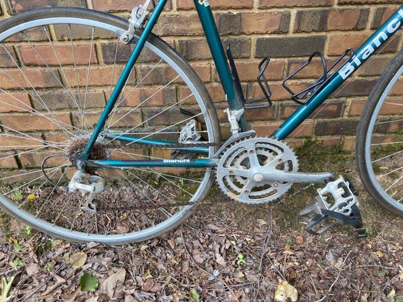 The derailleurs and a triple crankset!